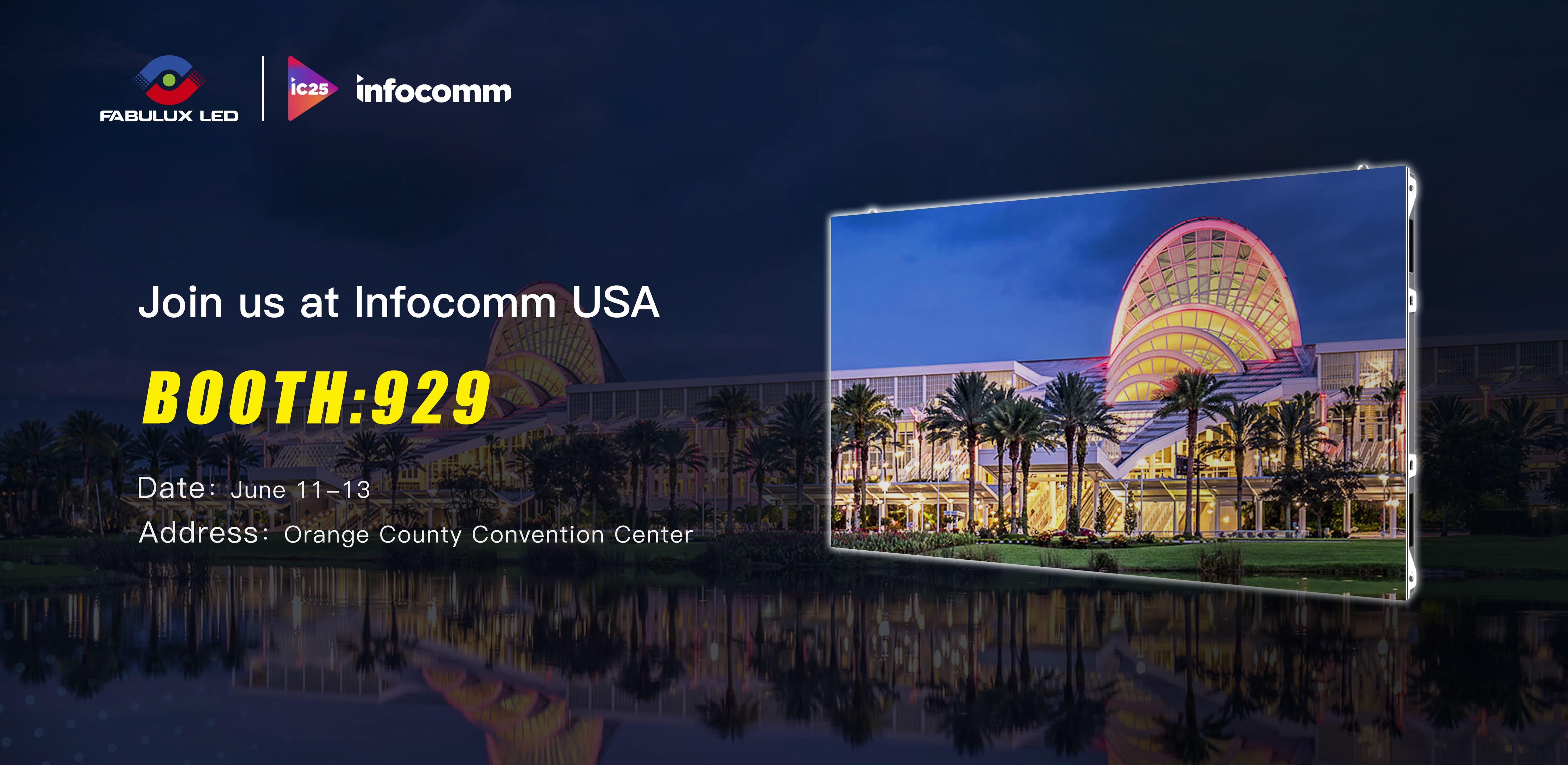 Join fabulux at InfoComm 2025