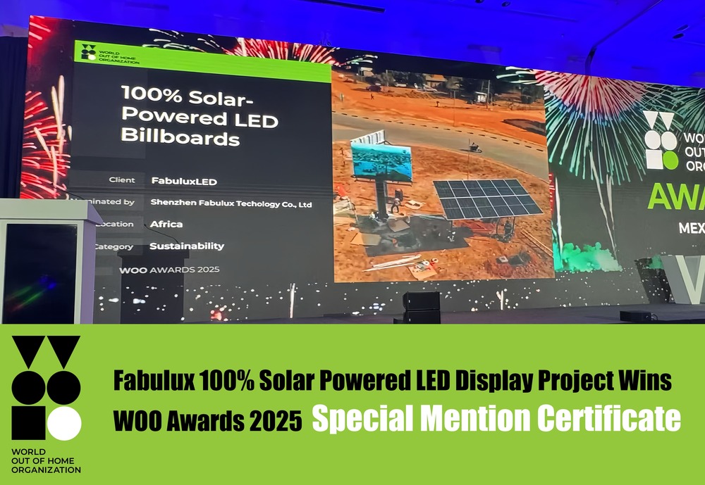 Fabulux wins the Special Mention Certificate of WOO Awards 2025