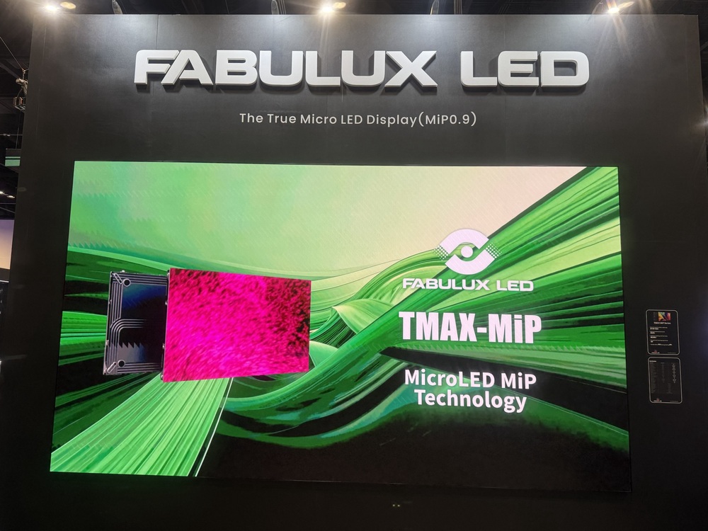 Fabulux InfoComm US 2025 Ture Micro LED Display Screen
