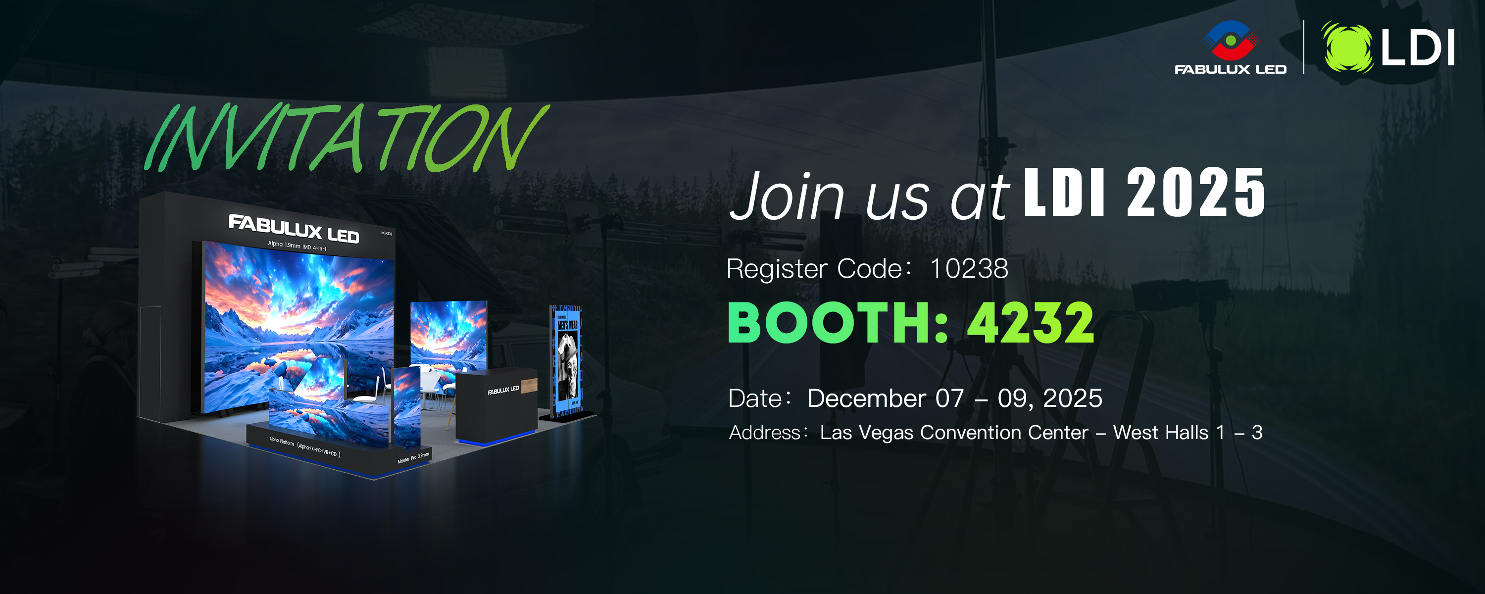 Join Fabulux Booth #4232 at LDI Show