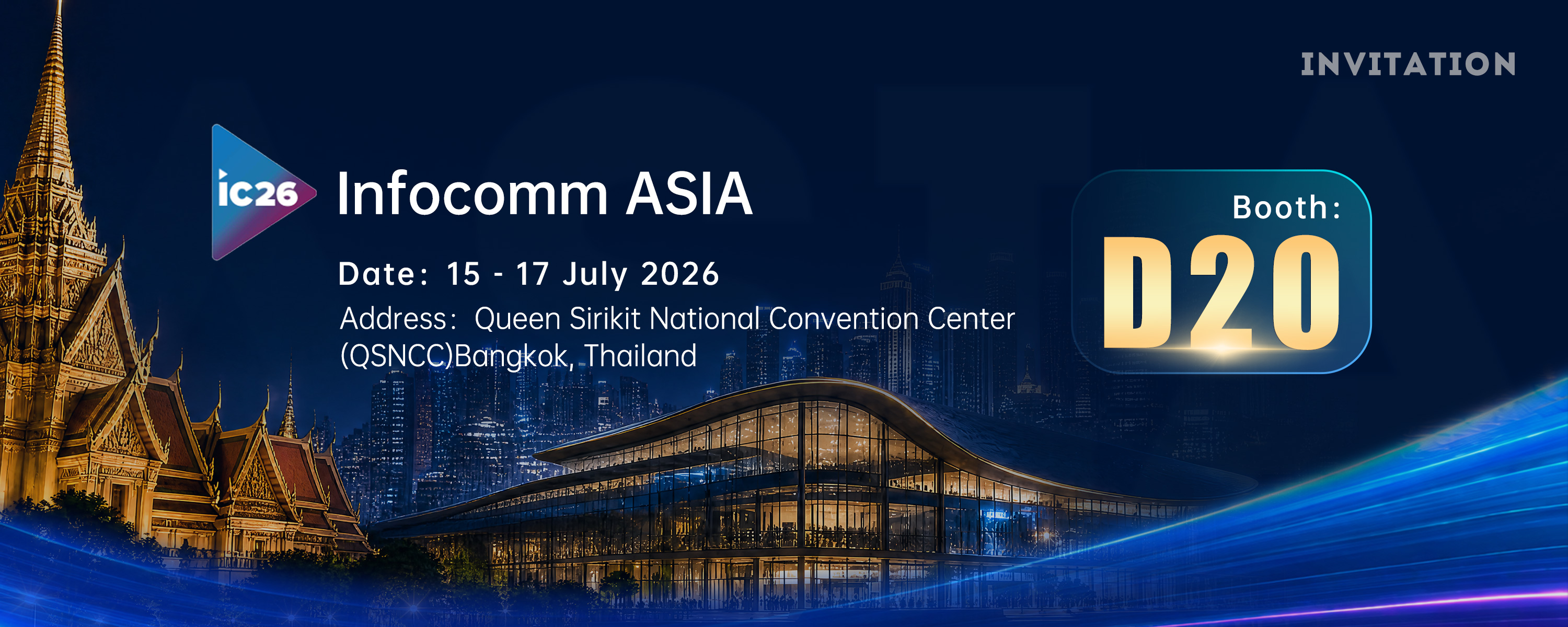 Infocomm Asia 2026 |  Join Fabulux LED  at Booth D20