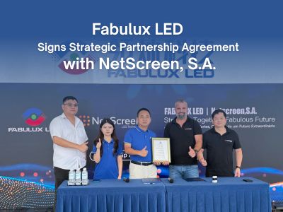 Fabulux LED Signs Long-Term Strategic Partnership Agreement with NetScreen, S.A. for the Portuguese Market