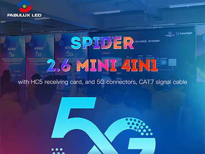 World's First 5G Spider 2.6 Mini4in1 Leasing Display