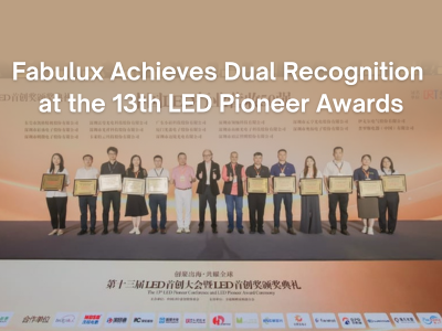 Fabulux Named Among China’s Top 50 LED Companies, Platinum Ultra Honored with Excellence Award