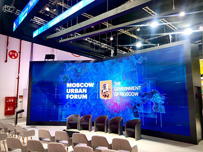 Spider series installed in Exhibition booth in Moscow Urban Forum