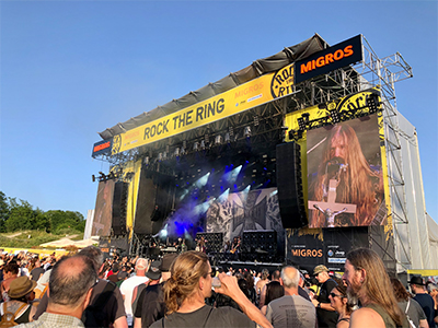Master series installed in Rock the Ring Festival