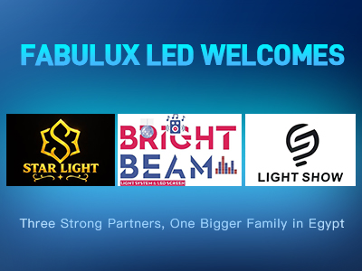 FABULUX LED Announces Strategic Partnership with Star Light, Bright Beam and Light Show in Egypt