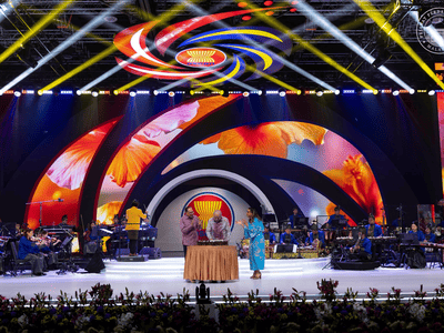 Fabulux Spider Max P3.9 LED Display at the 47th ASEAN Summit Gala Dinner, Malaysia
